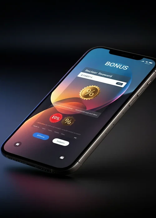 Illustration of various bonus coins and promotions on the Ocean Breeze Casino platform, highlighting the lucrative offers available to players.