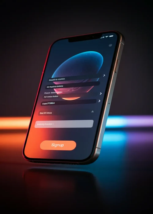 Interface showing the secure registration form for Ocean Breeze Casino, highlighting personal details and email verification fields.